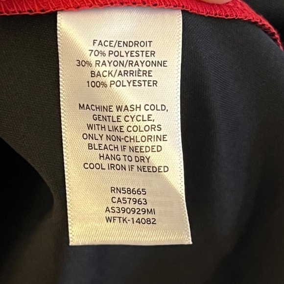 1901 | NWT Red Pleated Midi Skirt | 12 - Picture 6 of 7